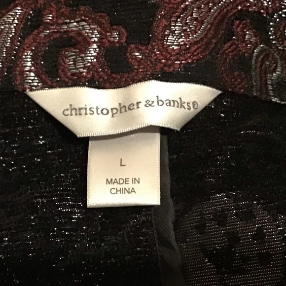 NWOT Christopher& Banks tapestry jacket - Picture 3 of 3